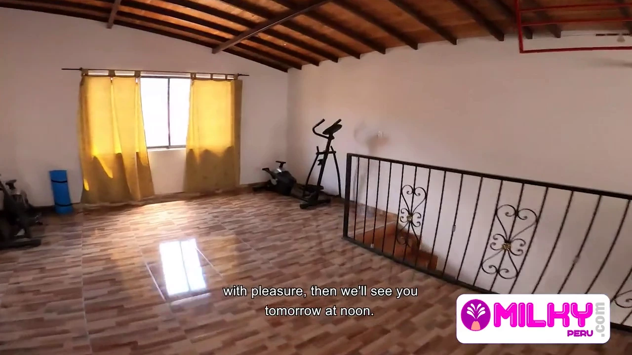 Stunning landlady with large breasts unexpectedly enters my room and witnesses my impressive member, leading to an astonishing encounter. porn video